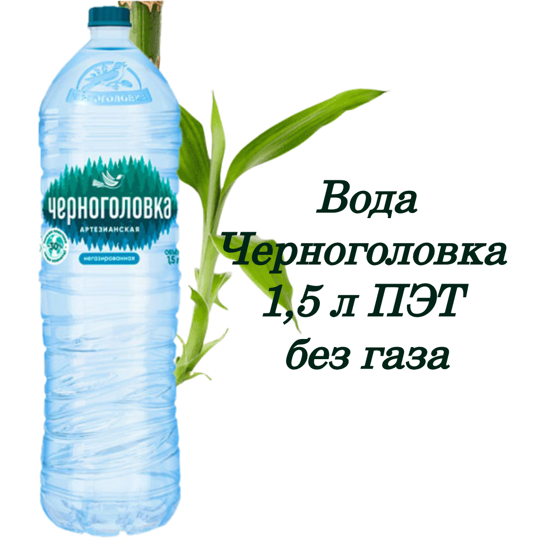 Черноголовка 1,5л без газа ПЭТ упаковка 6*0,5 л